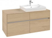 Тумба под раковину Villeroy & Boch Collaro 120х50 см ДСП северный дуб C08300VJ