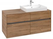 Тумба под раковину Villeroy & Boch Collaro 120х50 см ДСП дуб канзас C08300RH