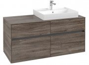 Тумба под раковину Villeroy & Boch Collaro 120х50 см ДСП каменный дуб C08300RK