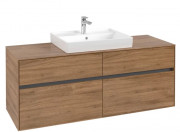 Тумба под раковину Villeroy & Boch Collaro 140х50 см ДСП дуб канзас C08400RH