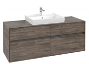 Тумба под раковину Villeroy & Boch Collaro 140х50 см ДСП каменный дуб C08400RK