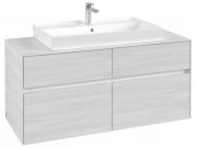 Тумба под раковину Villeroy & Boch Collaro 120х50 см ДСП белое дерево C08700E8