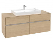 Тумба под раковину Villeroy & Boch Collaro 140х50 см ДСП северный дуб C08800VJ