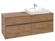 Тумба под раковину Villeroy & Boch Collaro 140х50 см ДСП дуб канзас C08600RH