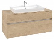Тумба под раковину Villeroy & Boch Collaro 120х50 см ДСП северный дуб C08700VJ