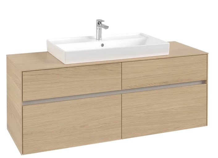 Тумба под раковину Villeroy & Boch Collaro 140х50 см ДСП северный дуб C08800VJ