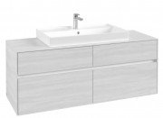 Тумба под раковину Villeroy & Boch Collaro 140х50 см ДСП белое дерево C08800E8