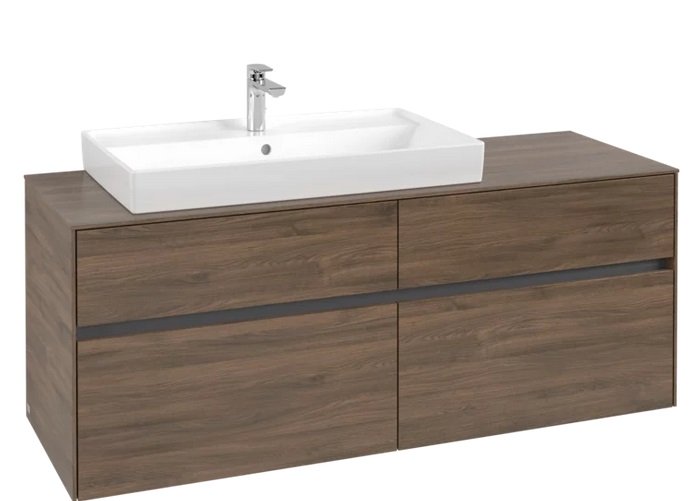 Тумба под раковину Villeroy & Boch Collaro 140х50 см ДСП дуб аризона C08900VH