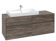 Тумба под раковину Villeroy & Boch Collaro 140х50 см ДСП каменный дуб C08900RK
