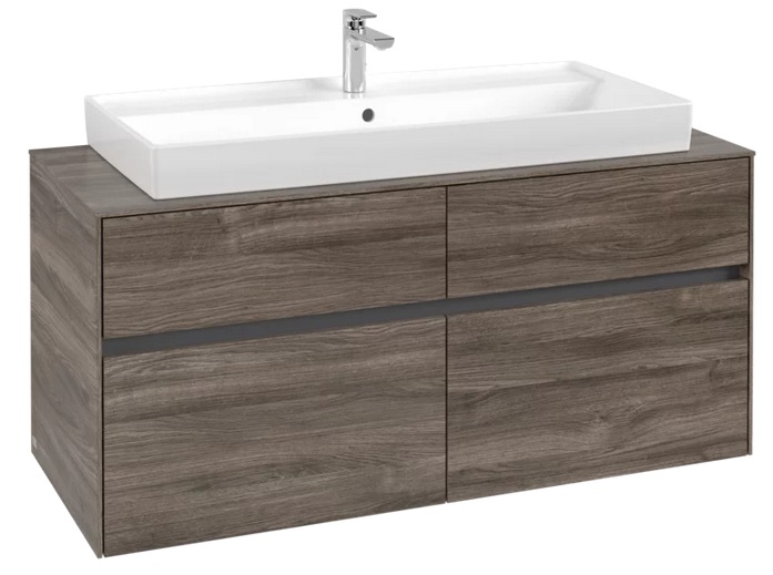 Тумба под раковину Villeroy & Boch Collaro 120х50 см ДСП каменный дуб C09100RK