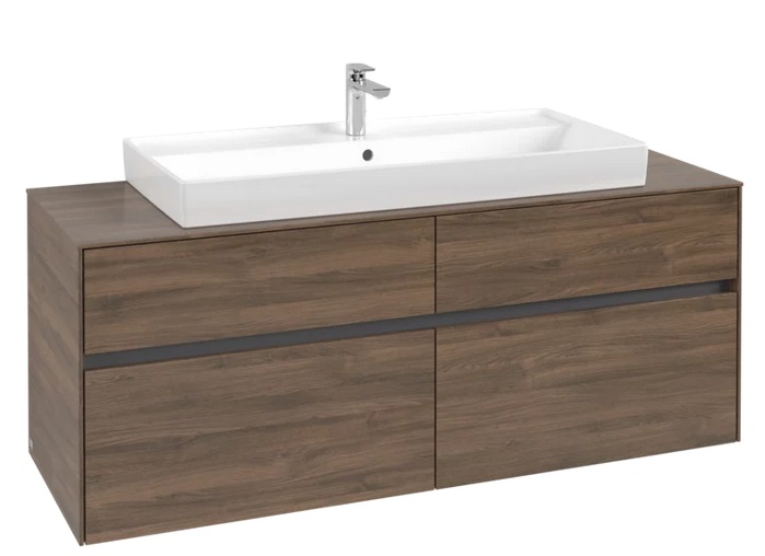 Тумба под раковину Villeroy & Boch Collaro 140х50 см ДСП дуб аризона C09200VH