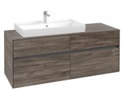 Тумба под раковину Villeroy & Boch Collaro 140х50 см ДСП каменный дуб C08900RK