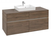 Тумба під раковину Villeroy & Boch Collaro 120х50 см із підсвічуванням ДСП дуб аризона C070B0VH