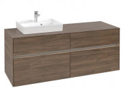 Тумба під раковину Villeroy & Boch Collaro 140х50 см із підсвічуванням ДСП дуб аризона C074B0VH