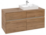 Тумба під раковину Villeroy & Boch Collaro 120х50 см із підсвічуванням ДСП дуб канзас C072B0RH