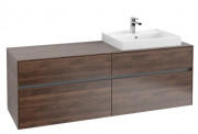 Тумба под раковину Villeroy & Boch Collaro 160х50 см с подсветкой ДСП дуб аризона C023B0VH