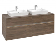 Тумба под раковину Villeroy & Boch Collaro 140х50 см с подсветкой ДСП дуб аризона C076B0VH