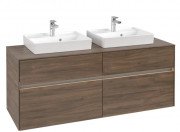 Тумба під раковину Villeroy & Boch Collaro 140х50 см із підсвічуванням ДСП дуб аризона C076B0VH