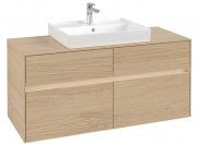 Тумба под раковину Villeroy & Boch Collaro 120х50 см с подсветкой ДСП северный дуб C081B0VJ
