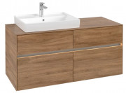 Тумба под раковину Villeroy & Boch Collaro 120х50 см с подсветкой ДСП дуб канзас C082B0RH