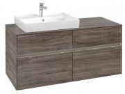 Тумба під раковину Villeroy & Boch Collaro 120х50 см із підсвічуванням ДСП кам'яний дуб C082B0RK