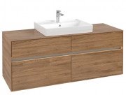 Тумба під раковину Villeroy & Boch Collaro 140х50 см із підсвічуванням ДСП дуб канзас C084B0RH