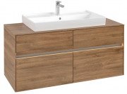 Тумба під раковину Villeroy & Boch Collaro 120х50 см із підсвічуванням ДСП дуб канзас C087B0RH