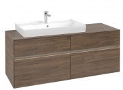 Тумба под раковину Villeroy & Boch Collaro 140х50 см с подсветкой ДСП дуб аризона C089B0VH