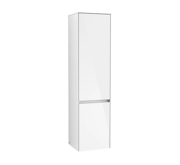 Пенал для ванної кімнати Villeroy & Boch Collaro підвісний 40,4x153,8х34,9 см МДФ глянсовий білий C03300DH