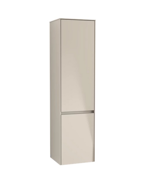 Пенал для ванної кімнати Villeroy & Boch Collaro підвісний 40,4x153,8х34,9 см ДСП м'який сірий C03300VK