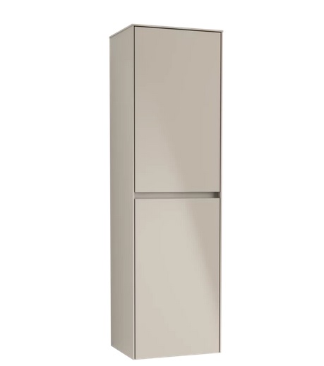 Пенал для ванной Villeroy & Boch Collaro 45,4x153,8х34,9 см петли слева ДСП мягкий серый C03400VK