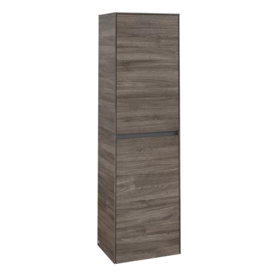 Пенал для ванної Villeroy & Boch Collaro 45,4x153,8х34,9 см петлі зліва ДСП кам'яний дуб C03400RK