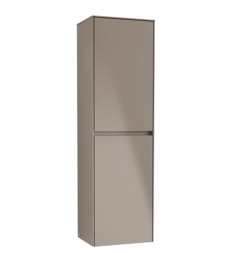 Пенал для ванной Villeroy & Boch Collaro 45,4x153,8х34,9 см петли справа ДСП трюфель серый C03401VG