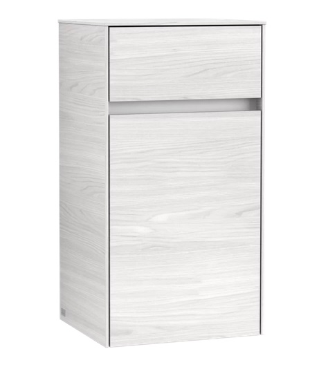 Шкафчик для ванной Villeroy & Boch Collaro 40,4x74,8х34,9 см петли слева ДСП белое дерево C03200E8