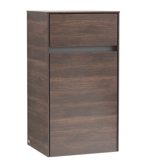 Шафка для ванної Villeroy & Boch Collaro 40,4x74,8х34,9 см петлі зліва ДСП дуб арізона C03200VH