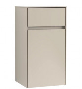 Шкафчик для ванной Villeroy & Boch Collaro 40,4x74,8х34,9 см петли слева ДСП мягкий серый C03200VK