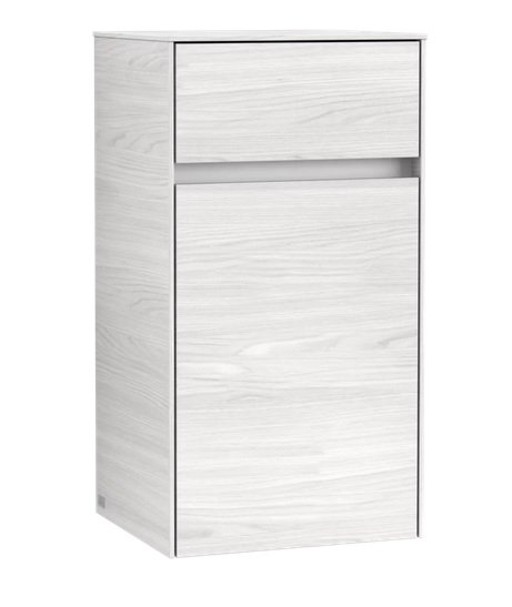 Шкафчик для ванной Villeroy & Boch Collaro 40,4x74,8х34,9 см петли слева ДСП белое дерево C03200E8