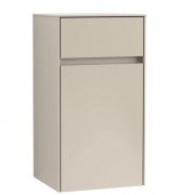 Шкафчик для ванной Villeroy & Boch Collaro 40,4x74,8х34,9 см петли слева ДСП мягкий серый C03200VK