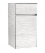 Шафка для ванної Villeroy & Boch Collaro 40,4x74,8х34,9 см петлі праворуч ДСП біле дерево C03201E8