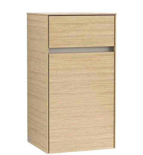 Шафка для ванної Villeroy & Boch Collaro 40,4x74,8х34,9 см петлі праворуч ДСП північний дуб C03201VJ