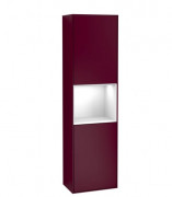 Пенал Villeroy & Boch Finion 41,8x151,6х27 см петлі зліва з підсвічуванням МДФ півонія матовий лак/білий матовий лак F460MTHB