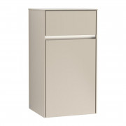 Шафка Villeroy & Boch Collaro 40,4x74,8х34,9 см петлі зліва з підсвічуванням ДСП м'який сірий C032L0VK