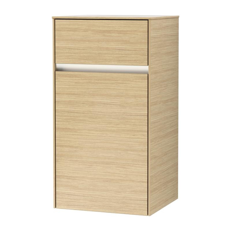 Шафка Villeroy & Boch Collaro 40,4x74,8х34,9 см петлі праворуч з підсвічуванням ДСП північний дуб C032L1VJ