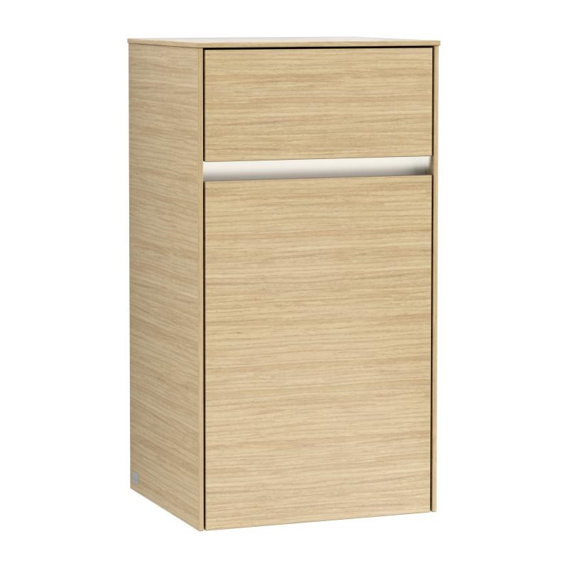 Шкафчик Villeroy & Boch Collaro 40,4x74,8х34,9 см петли слева с подсветкой ДСП северный дуб C032L0VJ