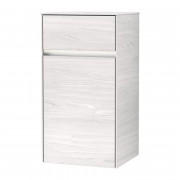 Шафка Villeroy & Boch Collaro 40,4x74,8х34,9 см петлі праворуч з підсвічуванням ДСП біле дерево C032L1E8