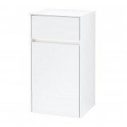 Шкафчик Villeroy & Boch Collaro 40,4x74,8х34,9 см петли справа с подсветкой ДСП матовый белый C032L1MS