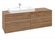 Тумба под раковину Villeroy & Boch Collaro 160х50 см с подсветкой ДСП дуб канзас C026B0RH