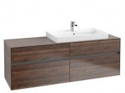 Тумба под раковину Villeroy & Boch Collaro 160х50 см с подсветкой ДСП дуб аризона C027B0VH