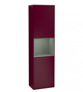 Пенал Villeroy & Boch Finion 41,8x151,6х27 см петлі зліва з підсвічуванням МДФ півонія матовий лак/оливковий матовий лак F460GMHB