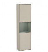 Пенал Villeroy & Boch Finion 41,8x151,6х27 см петлі зліва з підсвічуванням МДФ пісок матовий лак/оливковий матовий лак F460GMHH